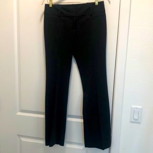 BeBe Size 6 Black Dress Pants Bootcut Wide Leg
